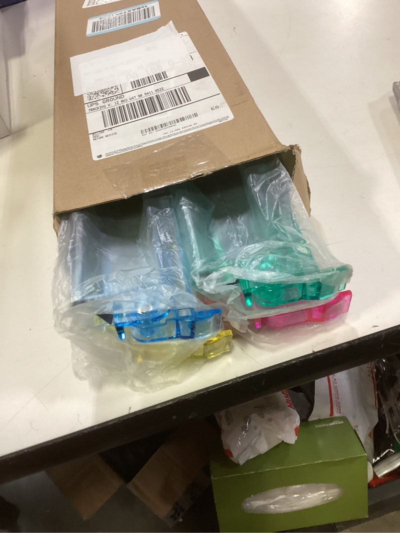 Condition photo showing Good Condition for Set of 4 Mahjong Tile Holder Acrylic Mahjong Racks with Pushers 18" Comes with Storage Bag, Enhanced wear Resistance, Suitable for Poker Parties, Reunion, Thanksgiving, Christmas
