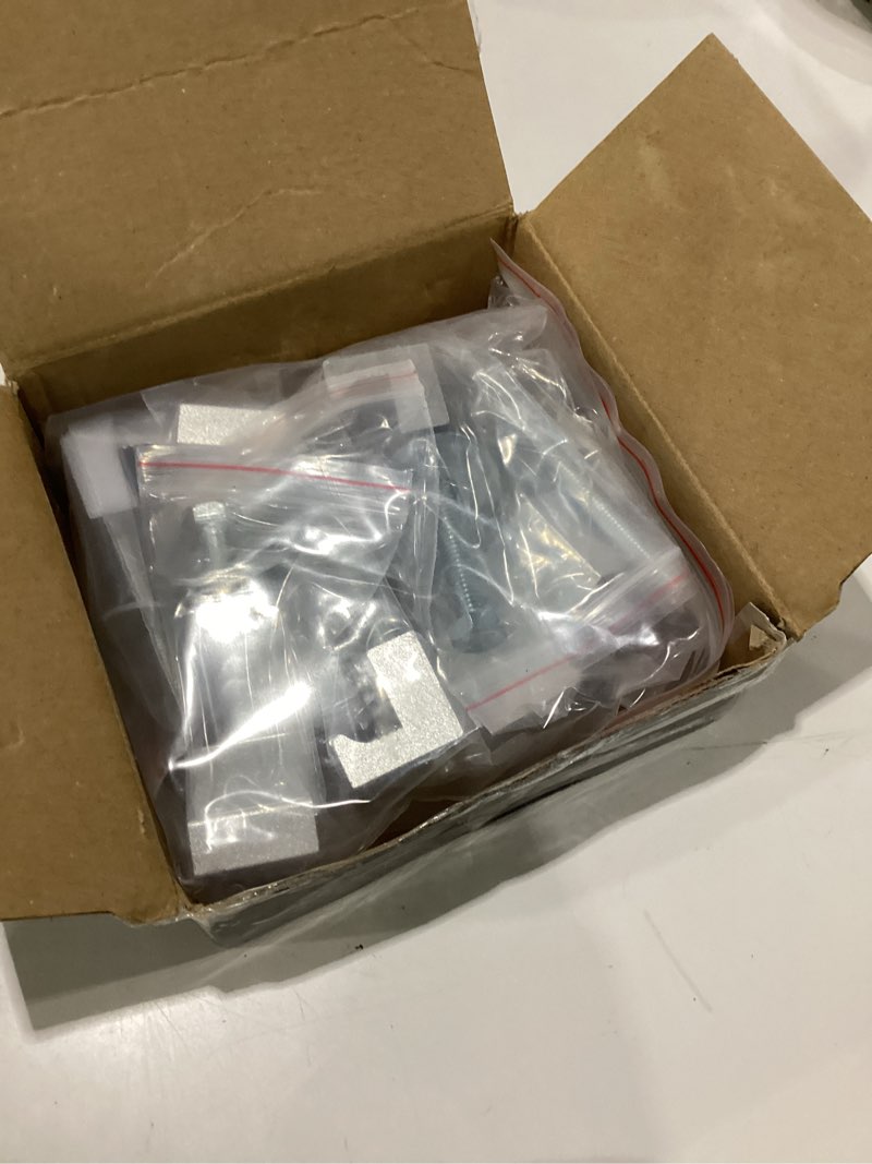 Condition photo showing As Is for 10 pack no drill universal truck toolbox mounting kit,aluminium alloy firmly bridges the toolbox cable tie j hook (silver)