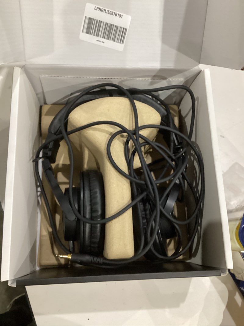 Condition photo showing Good Condition for audio-technica ath-m30x professional studio monitor headphones, black
