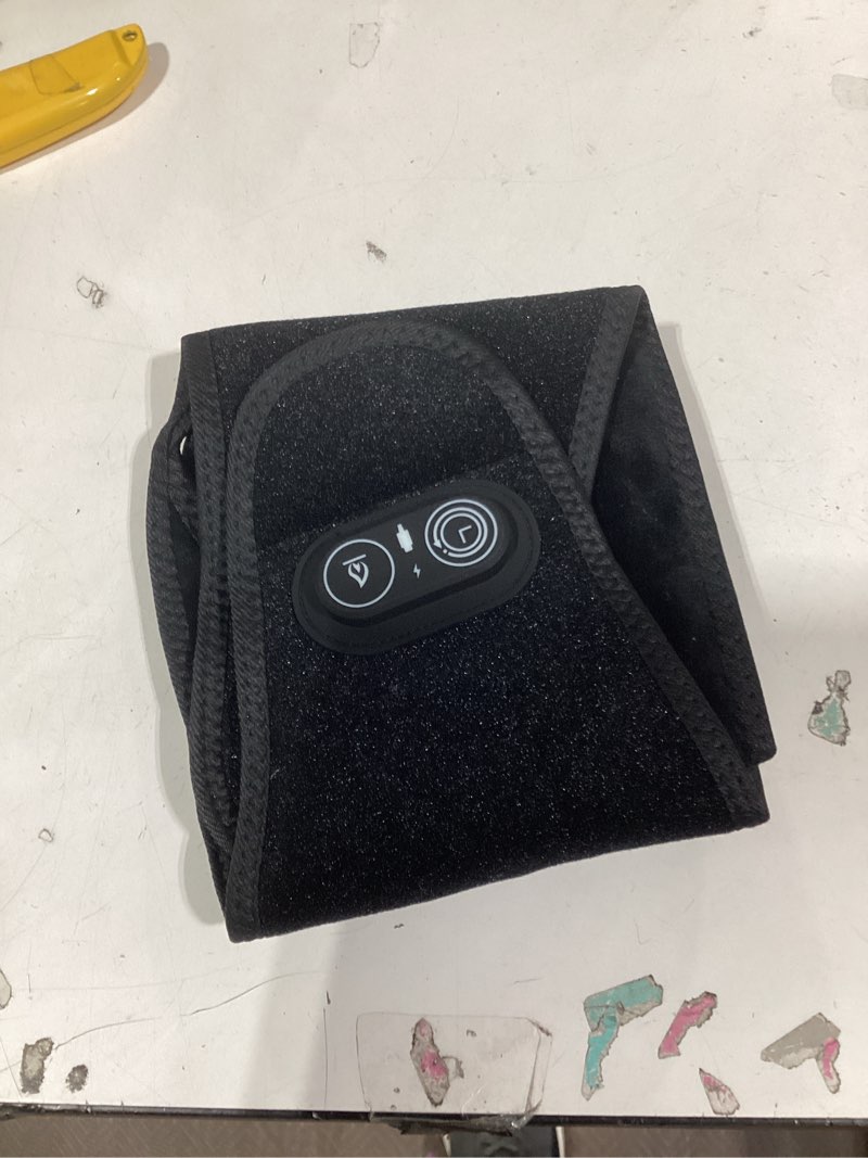 Condition photo showing Good Condition for Similar product Cordless Heated Knee Massager, 3-in-1 Heating Pad with 3 Vibration and Heating Mode, Auto-Off Timer, Knee Brace for Shoulder Elbow, Gifts for Men Women, Black 1PC One Size Black-gray 1pc