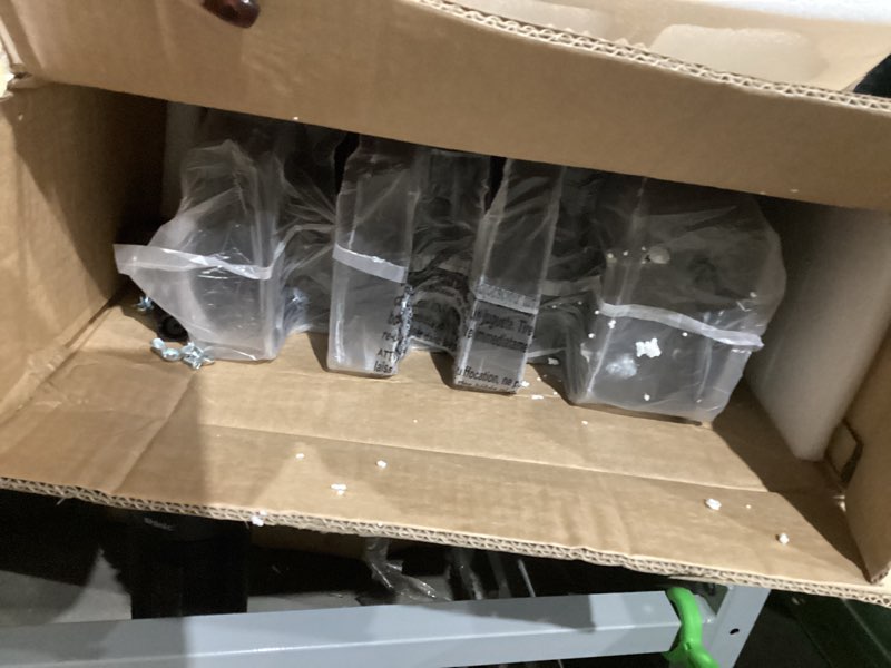 Condition photo showing As Is for Amazon Basics Oil Space Heater, Portable Radiator Heater with 7 Oil-Filled Fins for Indoor Use, 3 Heat Settings, Thermostat, Tip-Over Protection, ETL Safety Certificate, Manual Control, 1500W, Black