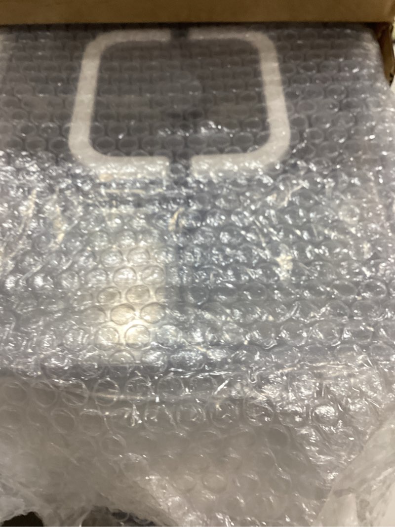 Condition photo showing Good Condition for snackle box container with 8 removable stainless steel compartments divided serving tray with portable handle for beach, road trip, picnic, boat days, ball games, pool and parties clear 8 compartment(13.38"l x 9.25"w x 3.54"h)