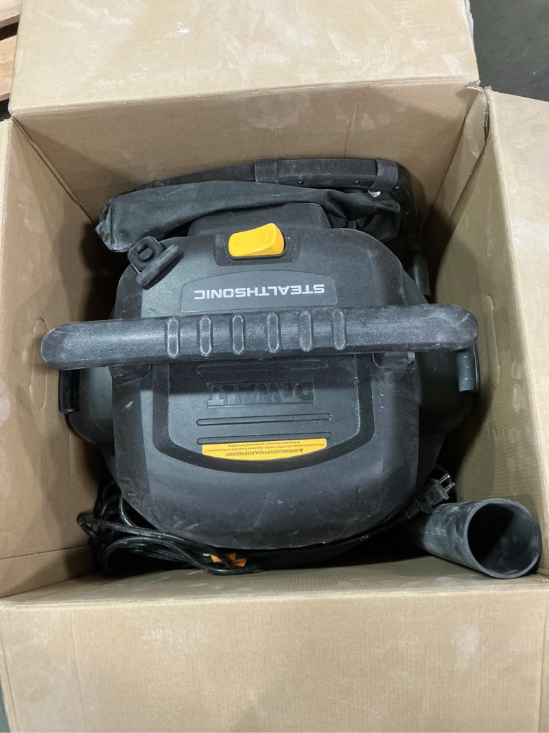 Condition photo showing As Is for DeWalt Wet/Dry Vacuum - 12 Gallon - Alton Industry Group