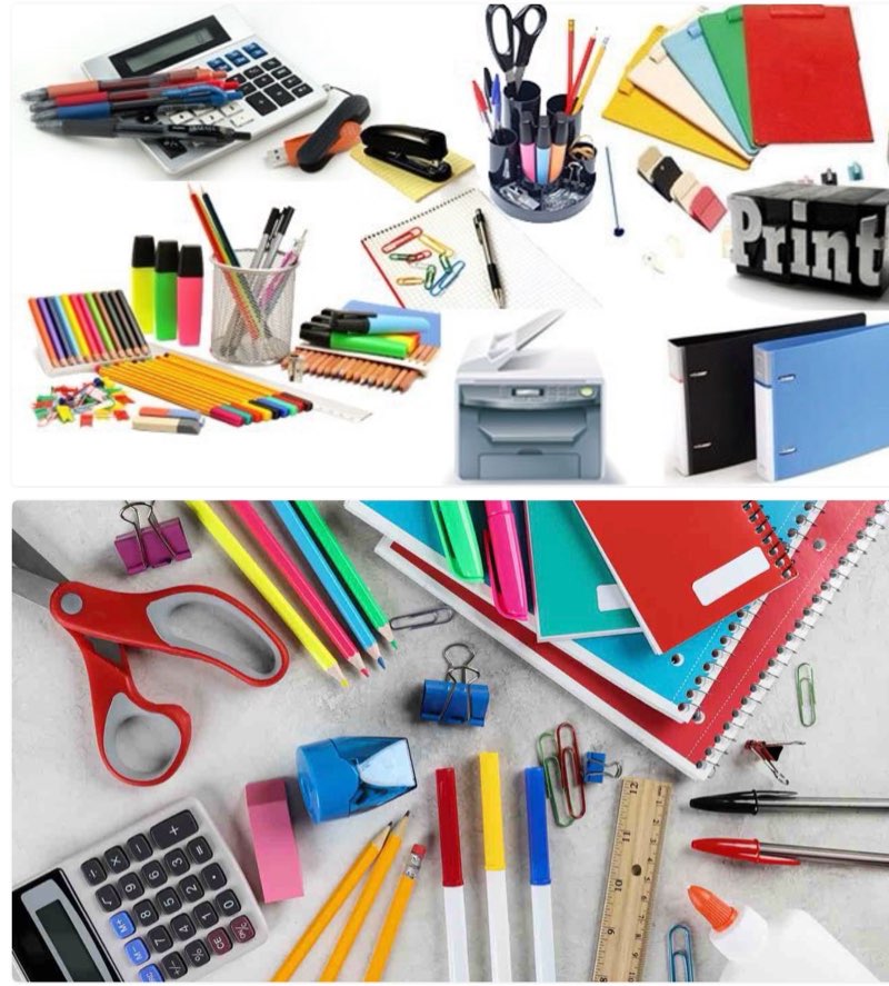 assorted lot of office and school supplies 