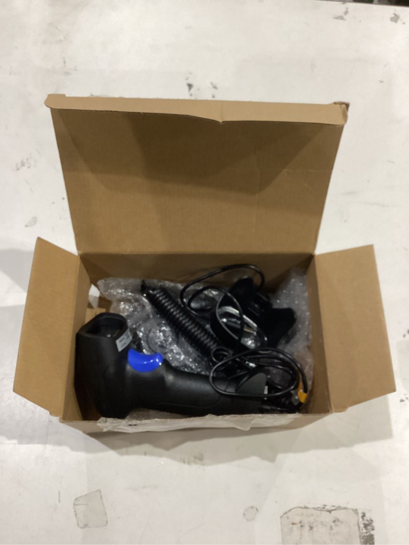 Condition photo showing Good Condition for Wireless 1D 2D Barcode Scanner with Stand, NetumScan Portable Automatic QR Code Scanner Supports Screen Scan Handheld CMOS Image Bar Code Reader with USB Receiver for Warehouse POS and Computer 1D & 2D Barcode Scanner