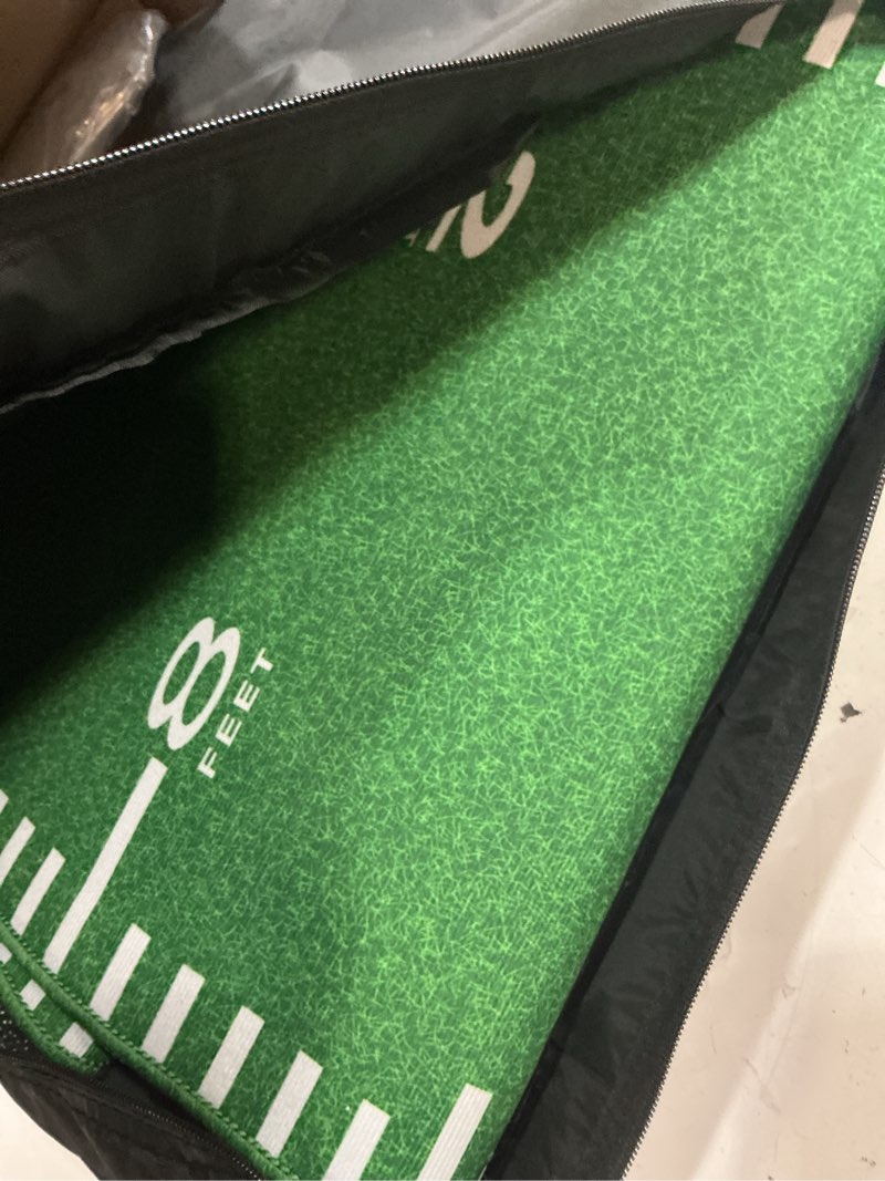 Condition photo showing Good Condition for wekin indoor putting green mat with 2 putters, 2 balls,12 hole covers, golf training mat for party game, great gifts for men ethylene vinyl acetate (eva)