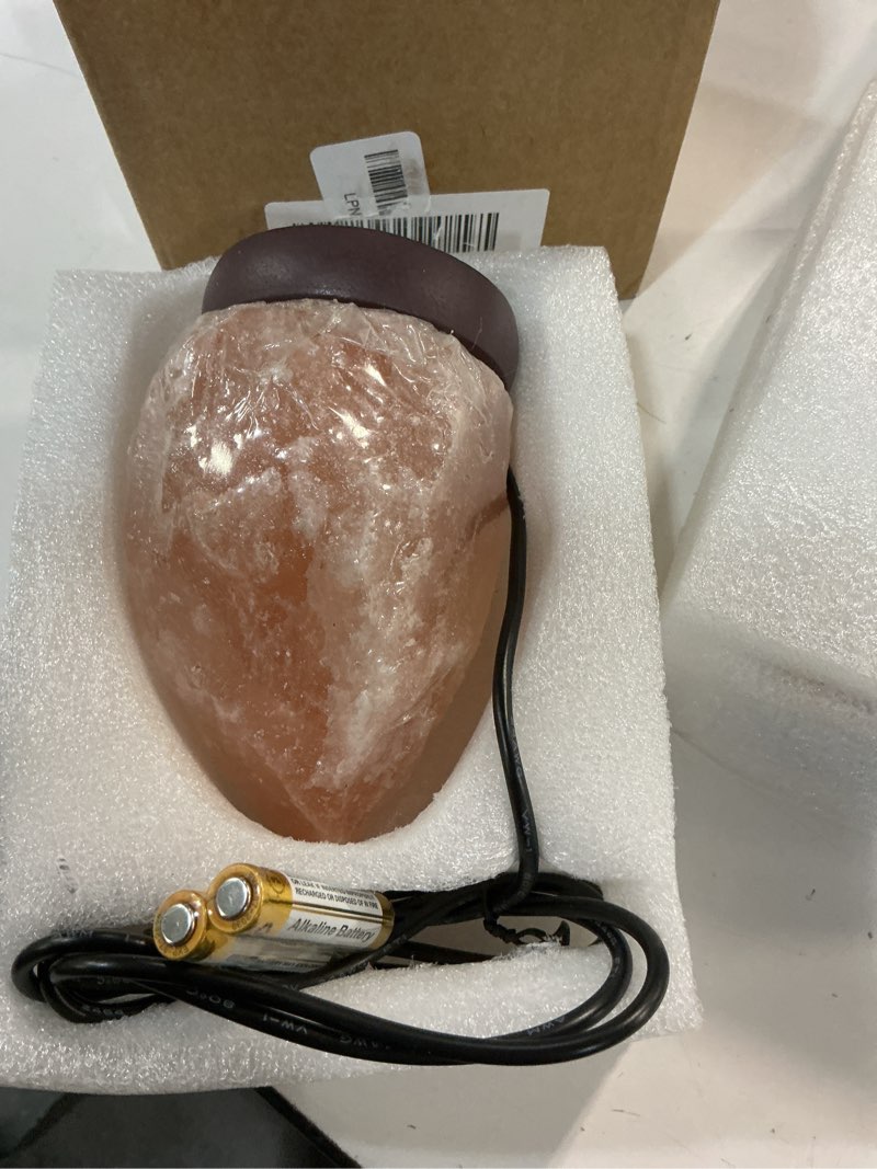 Condition photo showing Good Condition for pursalt 5.5 inch himalayan salt lamp night light with remote control, upgraded 16 colors changing & 4 light modes led usb salt rock lamp, natural crystal pink mini small salt lamp for home decor