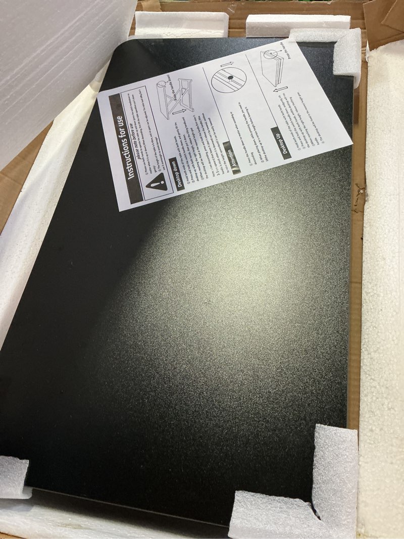 Condition photo showing Good Condition for standing desk converter adjustable height,keyboard riser for stand up desk riser,computer keyboard stand for desktop,ergonomic sit stand computer workstations black size 23.6 inch