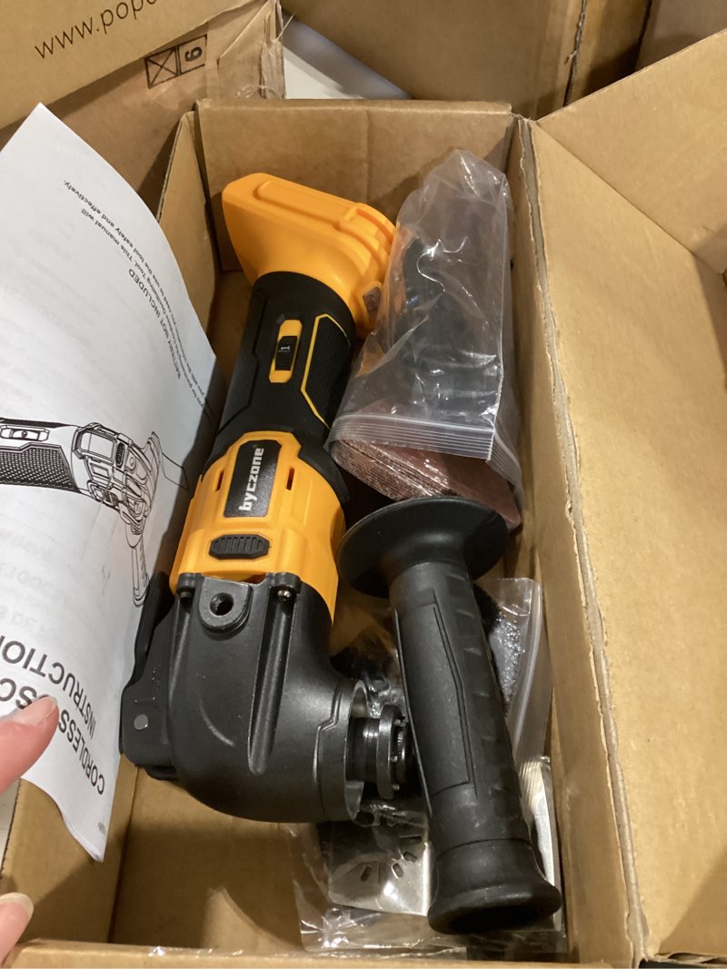 Condition photo showing Good Condition for Cordless Oscillating Multitool Compatible with DeWalt 20V Max Battery, Tool Only, 6 Speeds 8,500-21,000 RPM, Bulit-in LED Light, 22 Accessories, Oscillating Power Tools for Scraping Cutting Sanding For Dewalt