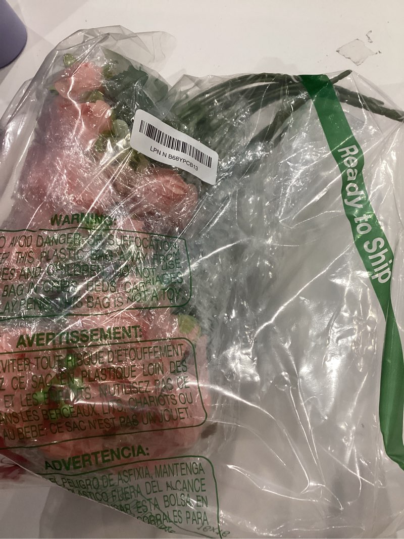 Condition photo showing Good Condition for Geosar 8 Bundles Artificial Peonies Flowers Fake Silk Peony Bouquet Faux Peonies Flowers Bulk for Decoration Vase Floral Arrangements Wedding Party Table (Peach Pink,Light Pink) Peach Pink, Light Pink 8