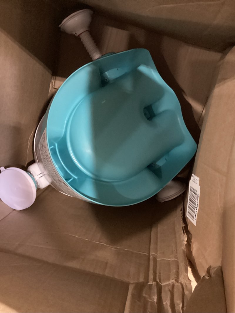 Condition photo showing As Is for Ingenuity My Bath Seat for Sit-Up Baby Bathing, Sure & Secure Suction Cups, ASTM Safety Tested & Approved, Backrest for Assisted Sitting, Easy Setup & Storage, Aqua