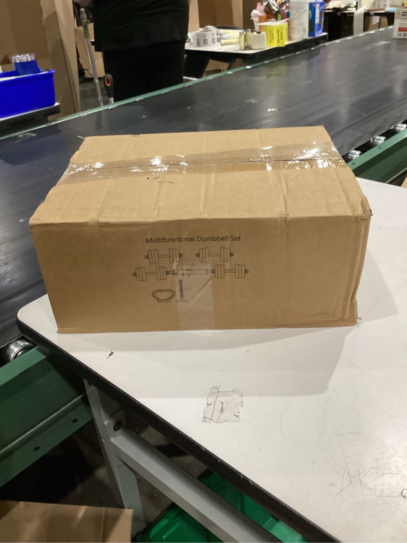 Condition photo showing Good Condition for Multifunctional dumbbell set