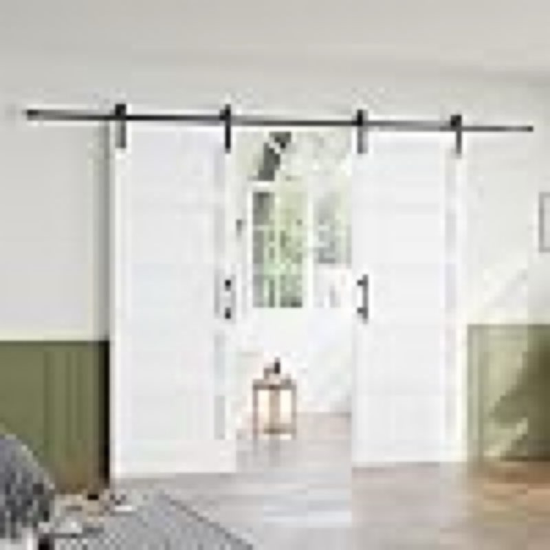 ((Incomplete similar))Fredbeck Double 28x84 White Doors with Hardware Included 56x84 Interior Doors