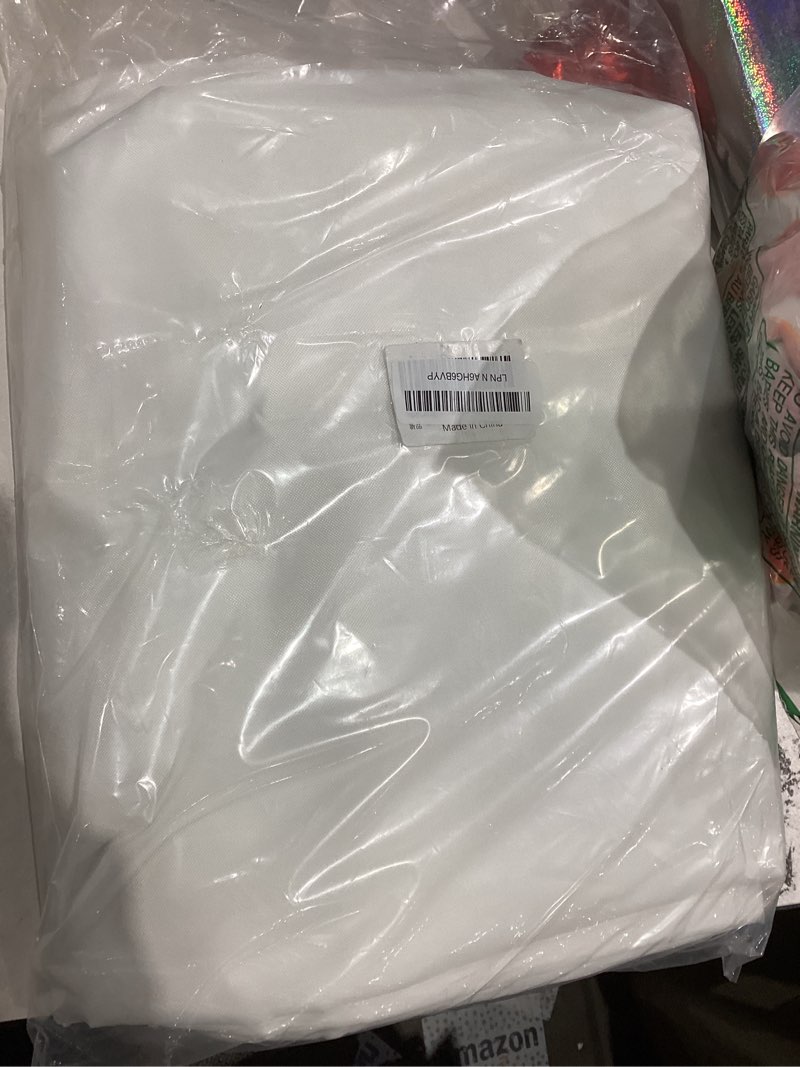 Condition photo showing As Is for Instant Canopy Sidewalls for 10x10 Pop Up Canopy Tent, 300D Waterproof Material for Outdoor Events, Vendor Booths, and Privacy (Sidewalls Only, Canopy Not Included)(White, 10x10ft-3pcs) White 10x10ft-3pcs