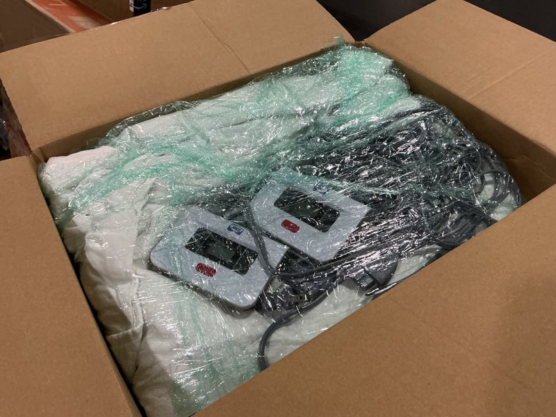Condition photo showing Good Condition for Sealy Electric Mattress Pad King Size, 10 Heating Settings Heated Mattress Pad, Bed Warmer with Dual Controller & Auto Off 1-12 Hours, Fit Up to 17 Inch, Machine Washable, 78"x80"