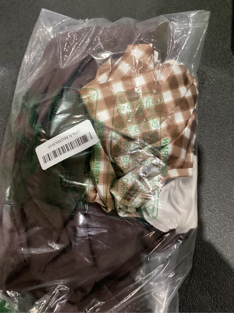 Condition photo showing As Is for Coolproud American Historical Figures Rosa Parks Costume includes coat dress glasses hat and necklac