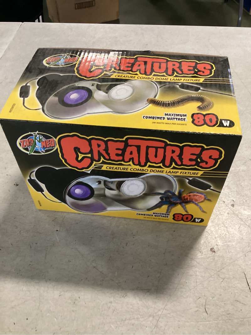 Condition photo showing New/Like New for Zoo Med Creatures™ Combo Dome Lamp Fixture