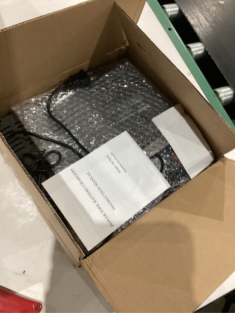 Condition photo showing As Is for 2Pack 5.0Ah Replacement for Dewalt 20V Battery with DCB102 Dual Port Charger 2C+2B Orange