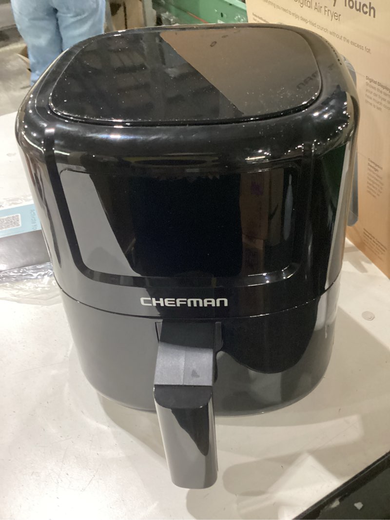 chefman turbofry hot air fryer - 1.89l - black - rj38-2ta-black-ca