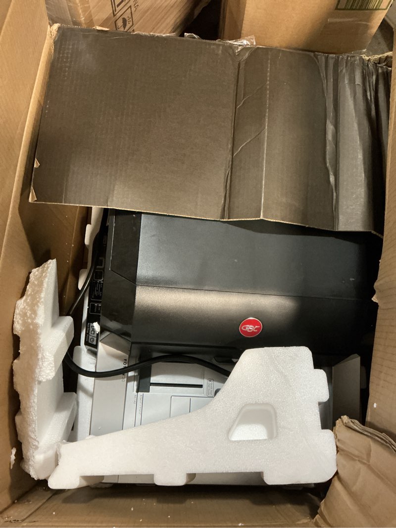 Condition photo showing As Is for GBC Foton 30 Automated Pouch-Free Laminator, 9.6" x 22.7" x 18.8", Starter Film-Cartridge Included (FOTON30120NA)