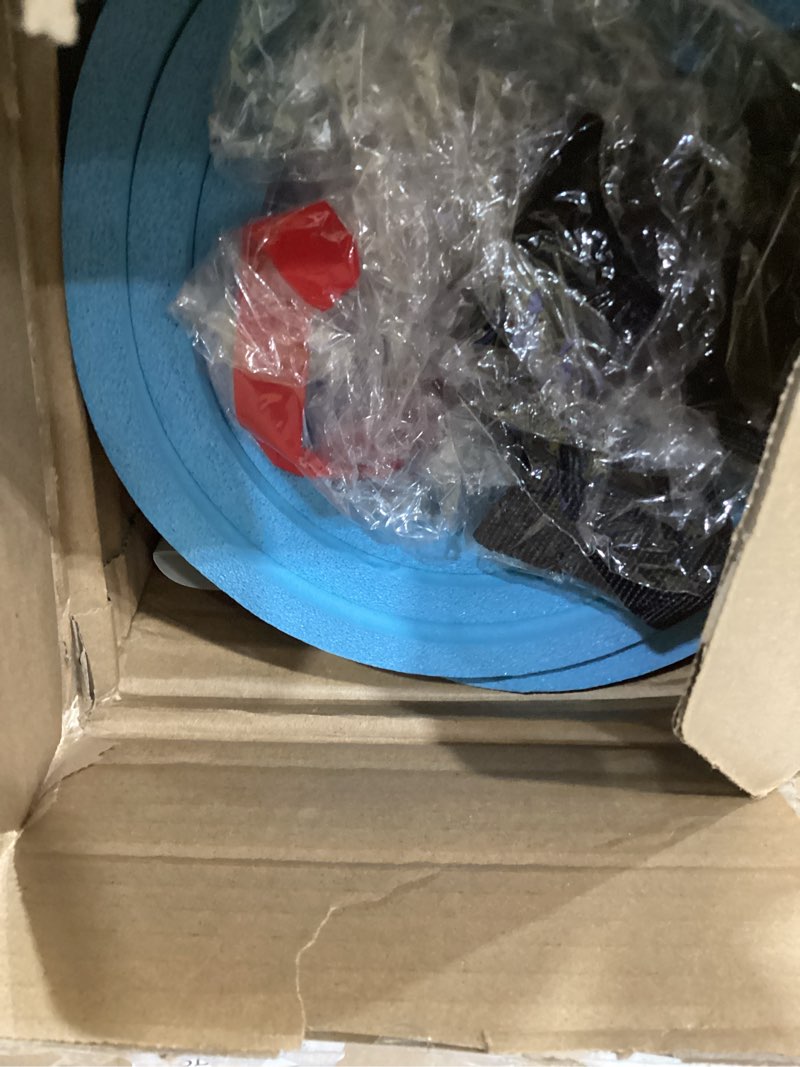 Condition photo showing Good Condition for Retrospec Solana Yoga Mat Thick 1/2in Non-Slip Workout Mat with Nylon Strap - 72x24in Exercise Mat for Pilates, Stretching & Fitness - BPA Free, Easy Clean Blue Mist 1/2 inch