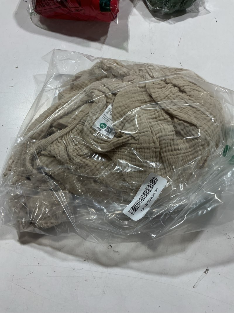 Condition photo showing Good Condition for lulumoon muslin bassinet sheets for baby: soft bedside sleeper bassinet fitted sheets for boys and girls white & cream bedside sleeper