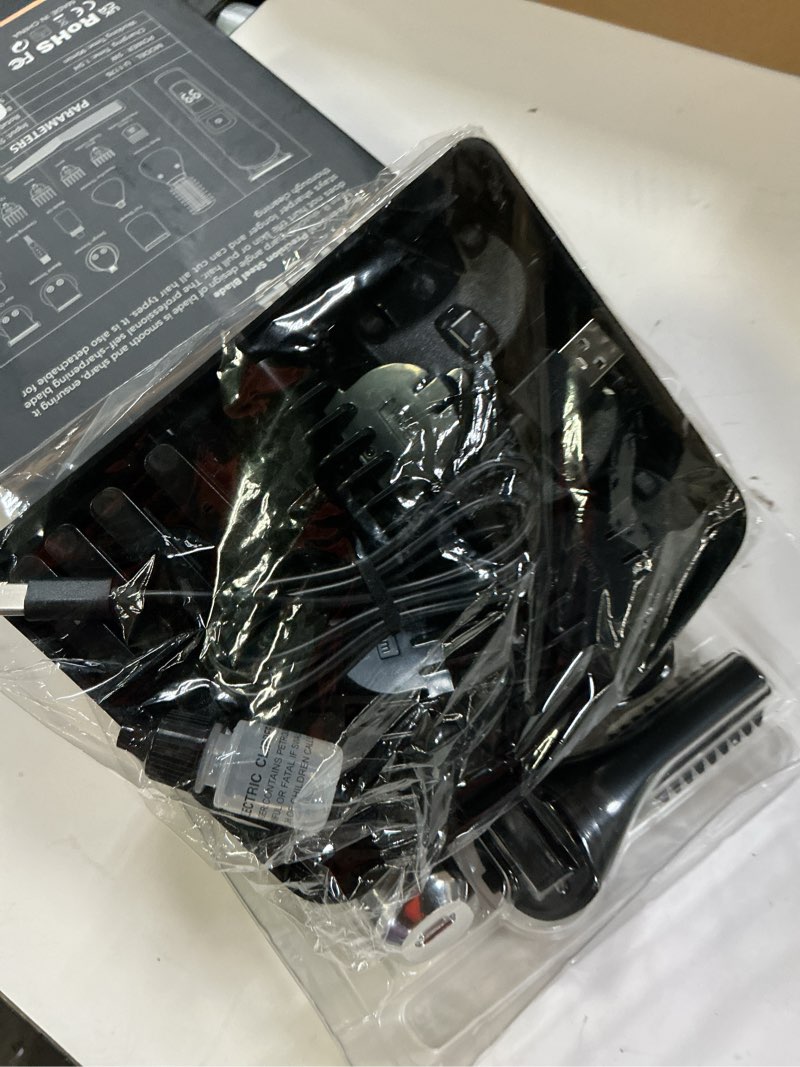 Condition photo showing Good Condition for ufree beard trimmer for men, waterproof electric razor for nose, body, face & mustache, cordless hair clippers shavers grooming kit, valentines day gifts for men husband father silver