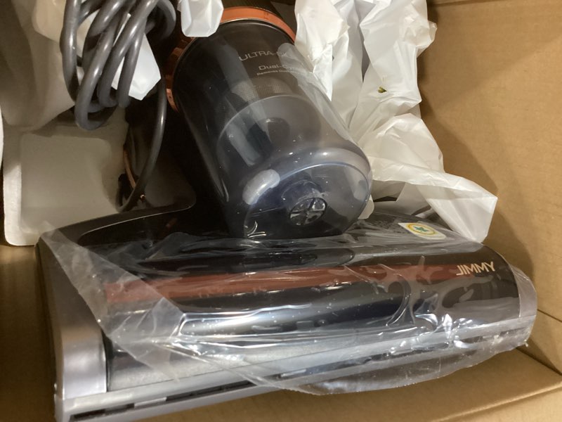 Condition photo showing As Is for Jimmy BX7 Pro Max Graphene Mattress Vacuum Cleaner with Dust Sensor, Bed Vacuum with UV Light, 550W Powerful 16Kpa Suction Handheld Vacuums Couch Cleaner (Corded)