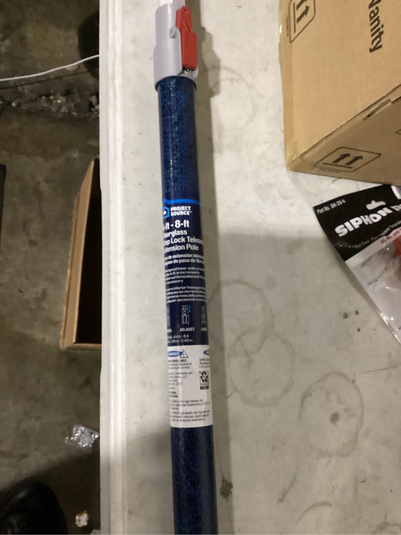 Condition photo showing Good Condition for project source 4-ft to 8-ft telescoping fiberglass extension pole