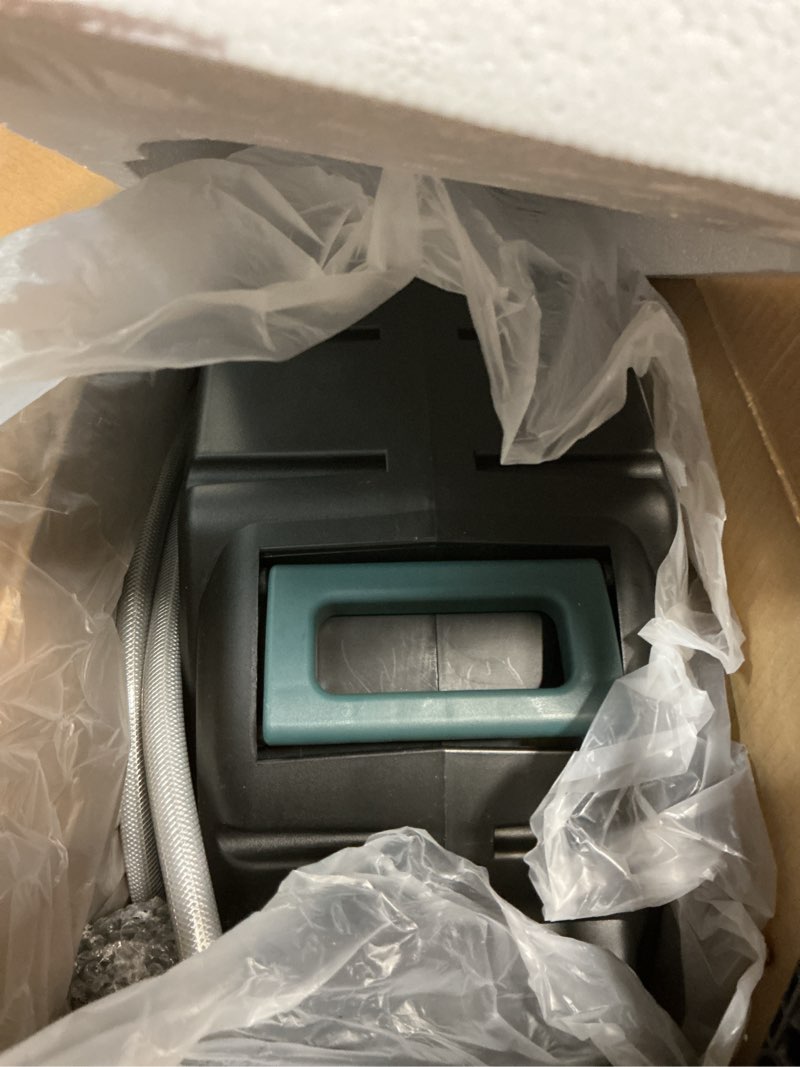 Condition photo showing Good Condition for ayura retractable garden hose reel 100 ft x 1/2 inch with pro metal shaft, heavy duty automatic garden hose reels with kink-free rewind and lock at any length, wall mount water hose reel for outside 1/2" 100ft