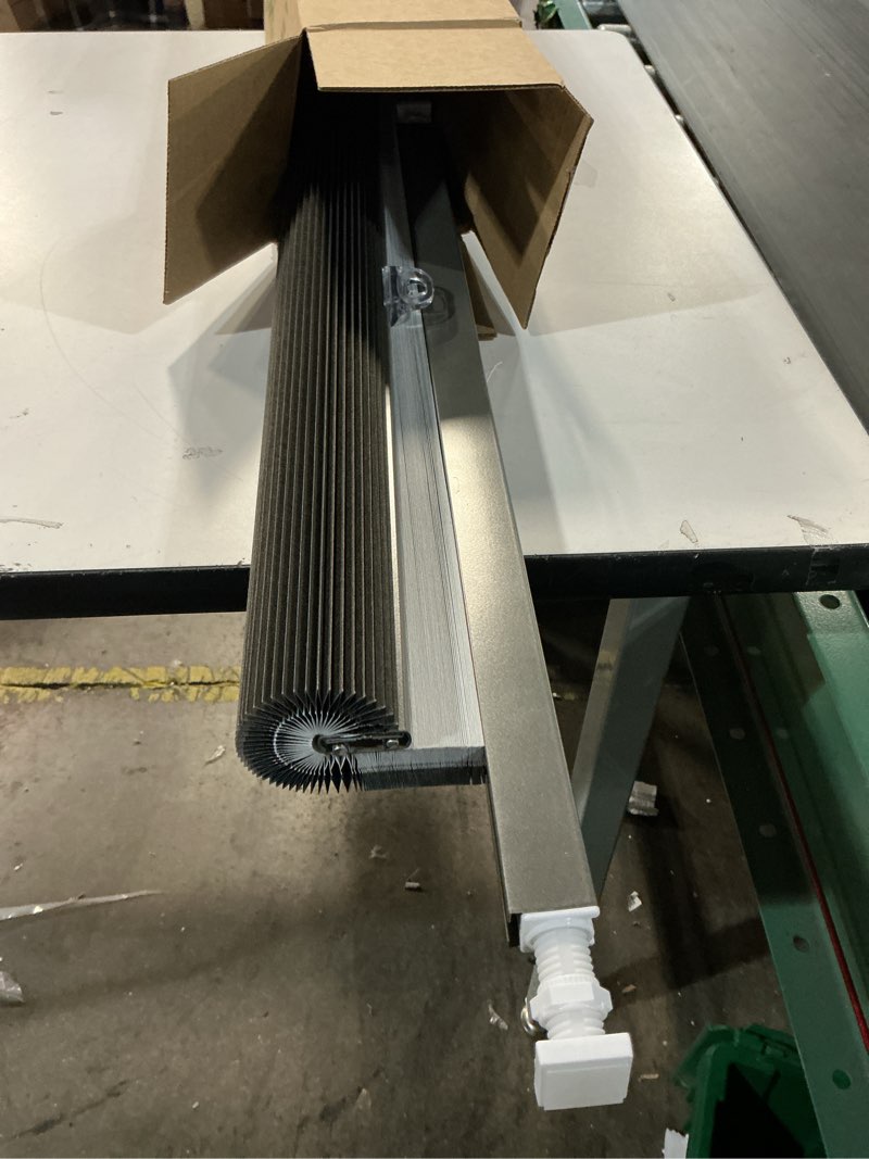 Condition photo showing Good Condition for LazBlinds Cordless Cellular Shades, No Tools No Drill Blackout Honeycomb Shades Pleated Blinds for Windows, 26\" W x 64\" H, Midnight Black