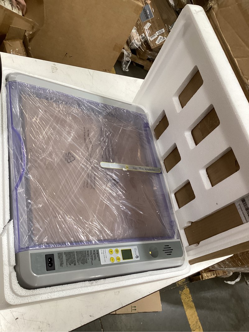 Condition photo showing Good Condition for egg incubator for hatching chicks, 36 eggs automatic turner with temperature & humidity control, multifunctional ultra-clear panoramic view with hatch days & egg candler for chicken, duck, goose, bird sxy-eg36