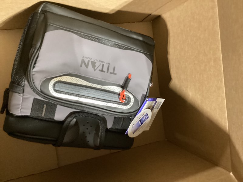 Condition photo showing Good Condition for titan by arctic zone deep freeze cooler - zipperless hardbody cooler - deep freeze insulation, hardbody liner, and smartshelf 9 can sharkskin gray