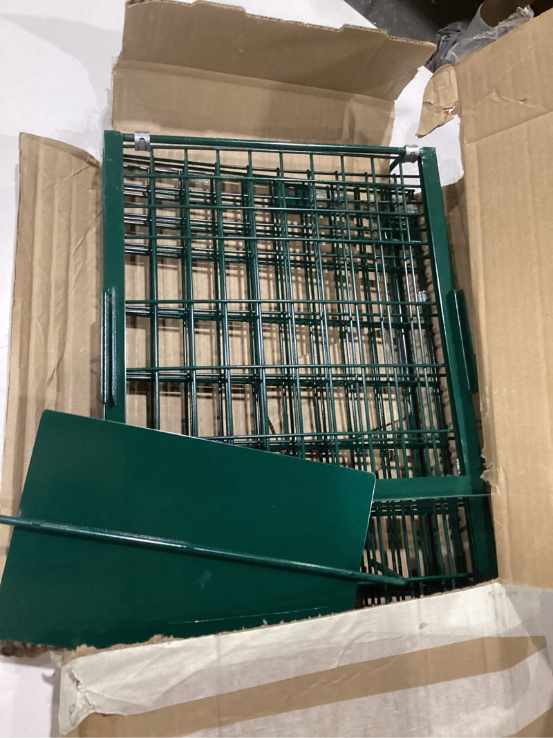 garvee live animal trap hunting release cage with 2-door carrying handle sensitive trigger collapsib
