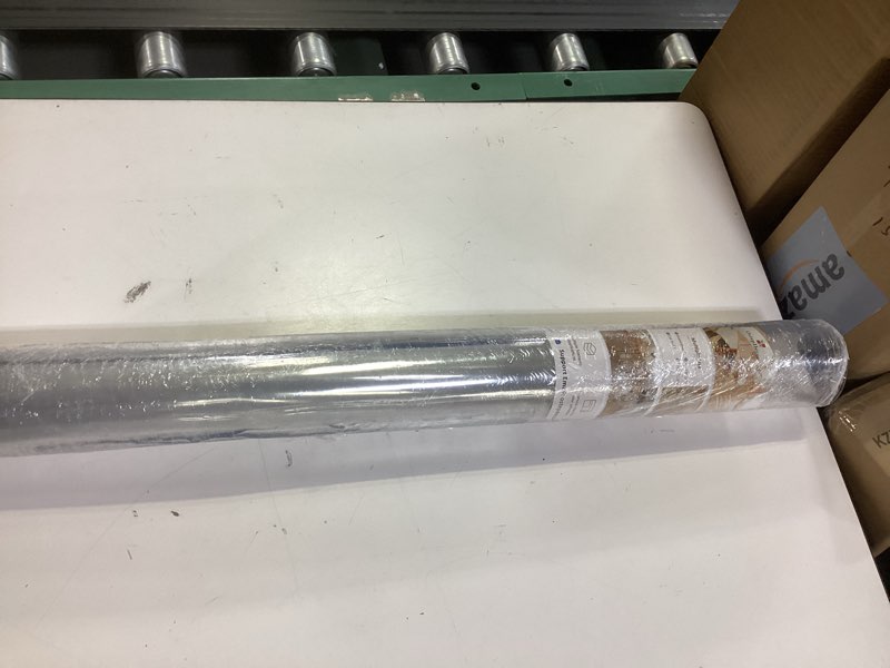 Condition photo showing New/Like New for ostepdecor clear table protector 54 x 54 inch, 2mm thick plastic table cover, waterproof pvc clear table cover protector, desk protector mat, writing desk pad for desktop, coffee & dining room table 54" x 54" (square) crystal clear 2mm