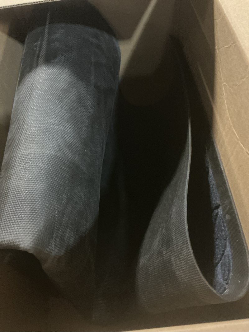 Condition photo showing As Is for Yimobra Door Mat Indoor Outdoor Entrance, Non Slip Welcome Front Doormats, Heavy Duty Rubber Backing, Stain and Fade Resistant, Low Profile, Easy Clean Patio Garage Floor Mats, 47 x 32, Blue