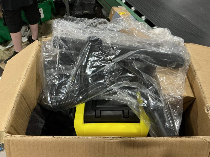 Condition photo showing Good Condition for cordless shop vac,3000w brushless motor,2x4.0ah battery powered shop vac - 3-in-1 wet dry vacuum wet and dry with hepa filter,shoulder strap & accessory storage holder,portable for garage,workshop,car