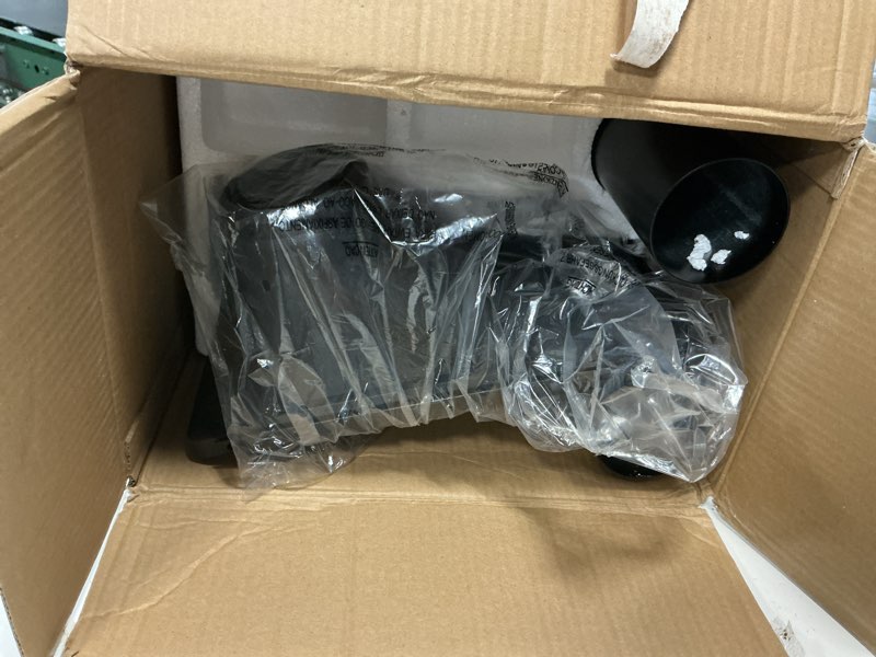 Condition photo showing New/Like New for architectural mailboxes 7980b-10 roxbury mount mailbox and premium steel post combo, medium, black black mailbox