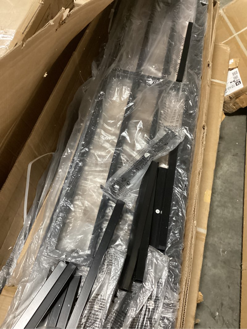 Shintenchi Loft Bed Twin Size with Desk and Storage Shelves, Twin Bed Frame with 2 Side Ladders for Kids, Teens Adults, Spcace-Saving Noise-Free and Anti-tilt Design, Black