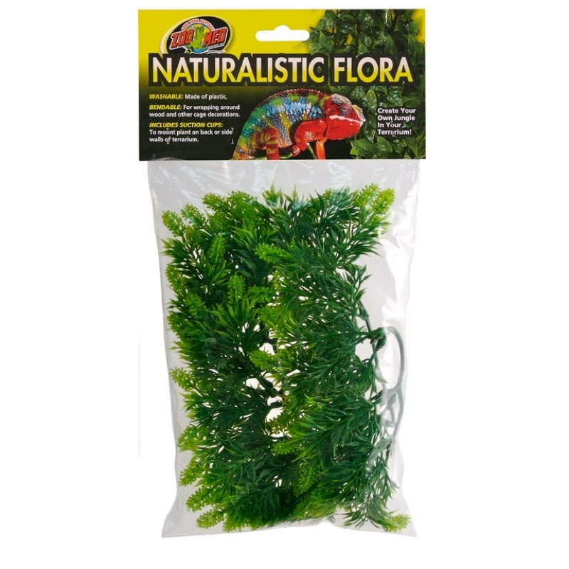 Zoo Med Naturalistic Flora Malaysian Fern Terrarium Plant [Decor, Reptile Supplies] Small - 1 count  