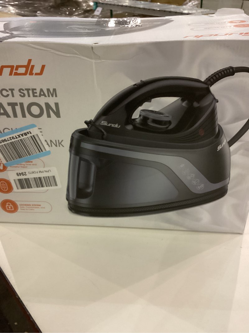 Condition photo showing Good Condition for Sundu Steam Iron,40g/min Continuous Steam,44 OZ Removable Tank,Built-In Pump,Ceramic baseplate,Iron 