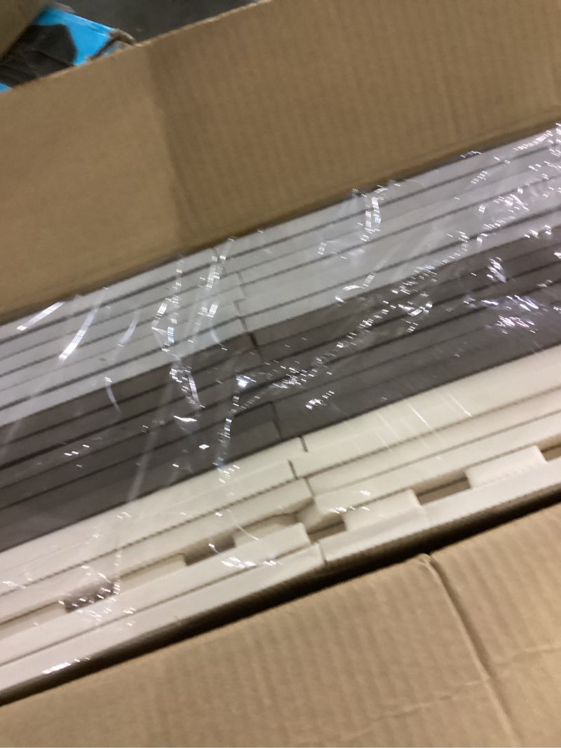 Condition photo showing New/Like New for ProSource Foam Puzzle Floor Play Mat for Kids and Babies with Solid Colors, 36 or 16 Interlocking Tiles with Borders, Brown/Beige/Grey Brown/Beige/Grey - 36 Tiles