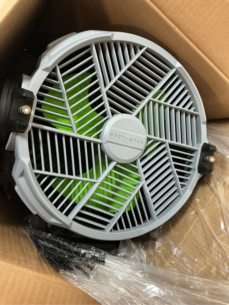 Condition photo showing Good Condition for ego 19.49 in. h 5 speed oscillating misting fan remote control