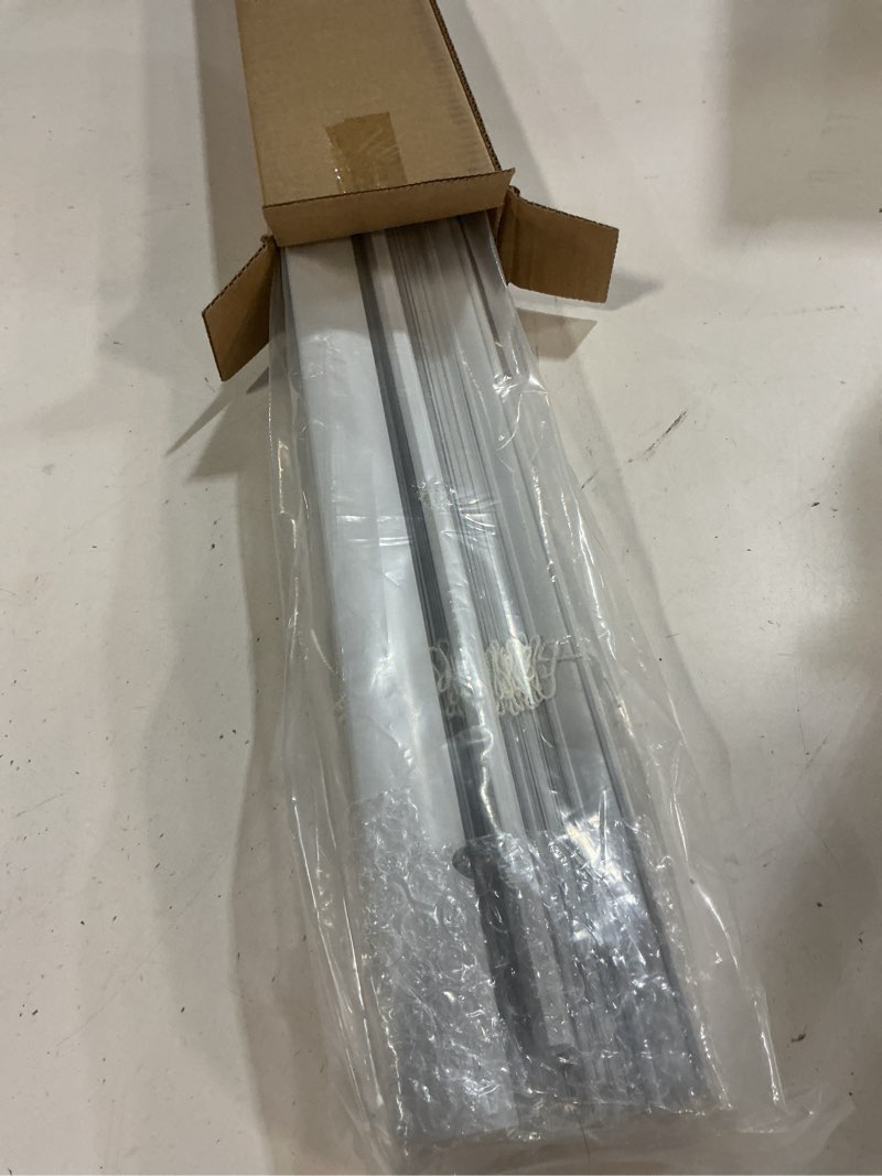 Condition photo showing New/Like New for lazblinds cordless white 1" room darkening vinyl mini blinds, 25" w x 64" h horizontal window blinds for home, cordless shades for indoor windows white 25"w x 64"h
