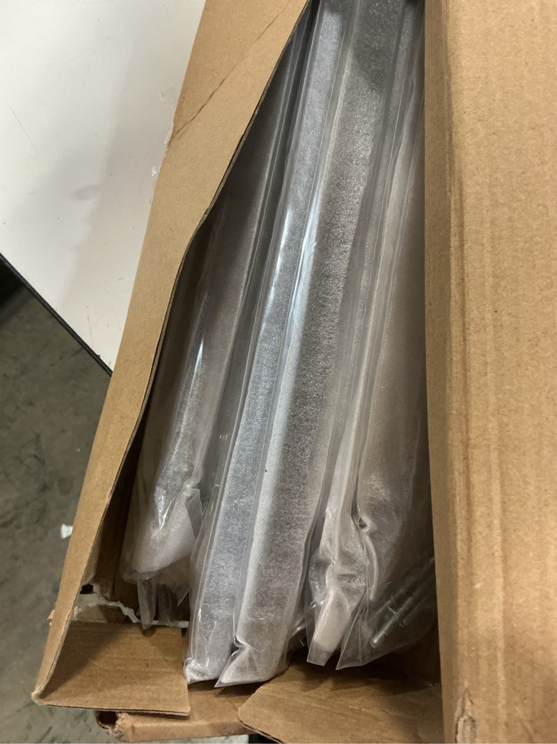 Condition photo showing As Is for 10 pack 15 inch cabinet pulls knurled matte black kitchen cabinet handles aluminum and zinc alloy drawer pulls solid cabinet hardware 15'' hole center(381mm) matte black knurled 10