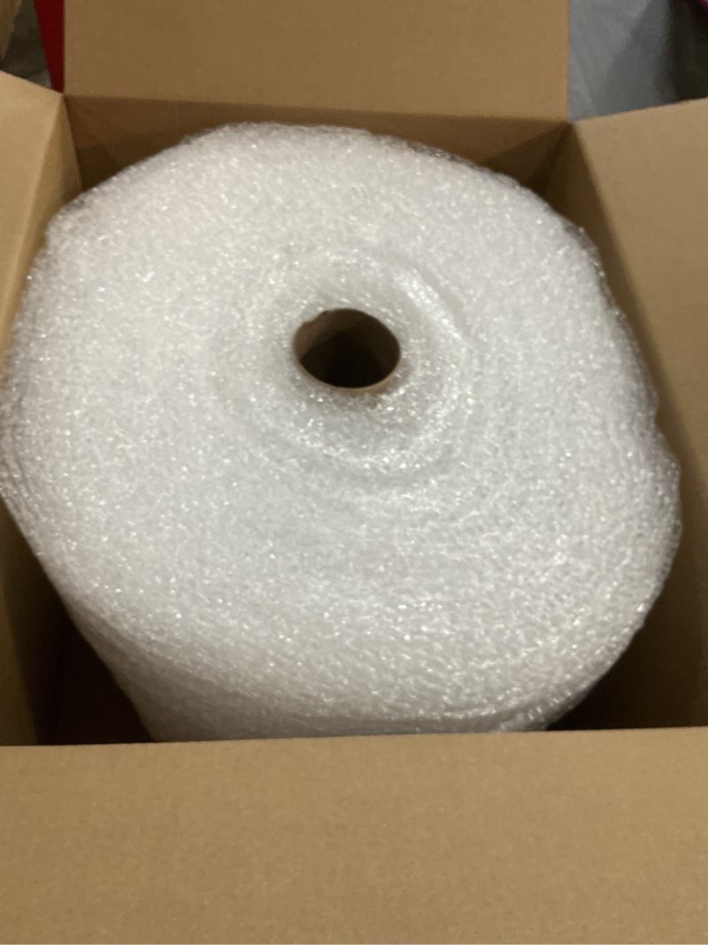 Condition photo showing Good Condition for amazon basics bubble wrap for moving, packing, shipping and storage, perforated protective cushioning for fragile items, 12-inch x 175-ft long roll, small 3/16", clear