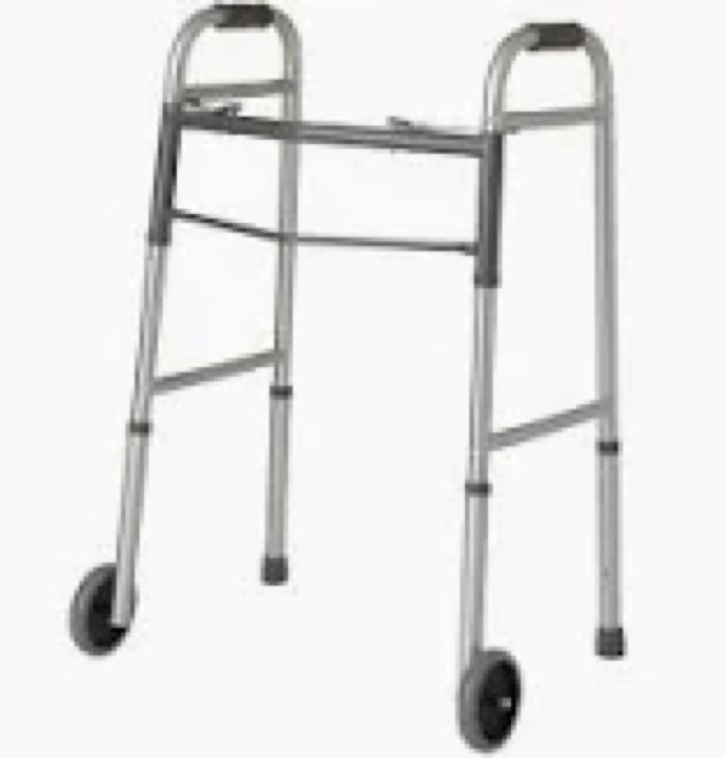 Guardian basic two button folding walker