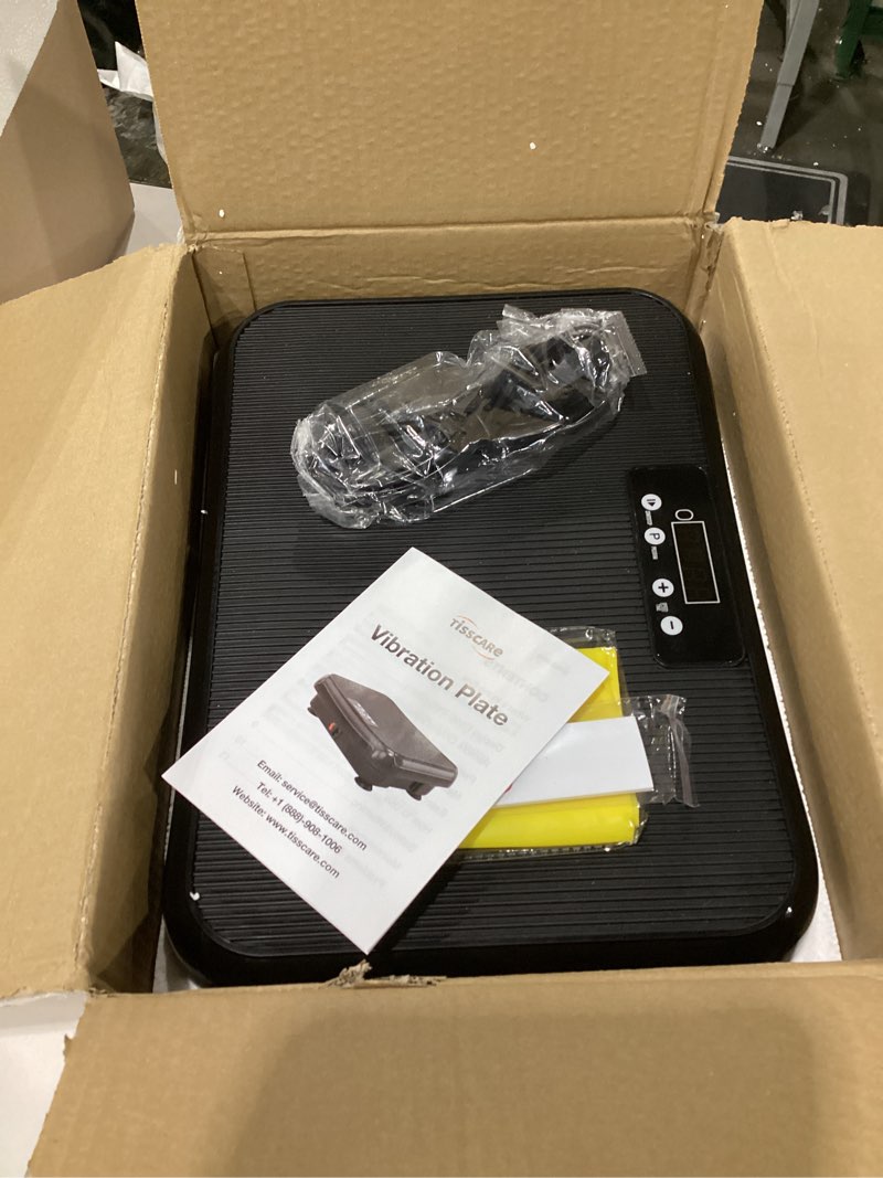 Condition photo showing Good Condition for TISSCARE Vibration Plate Exercise Machine Mini Vibrating Plates for Lymphatic Drainage and Weight Loss, 400Lbs Capacity Full Body Power Shake Workout Platform for Home Cardio Fitness