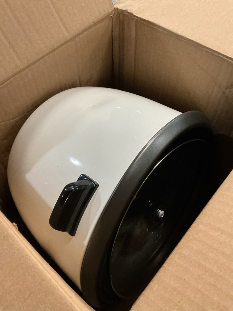 Condition photo showing As Is for aroma housewares 32-cup (cooked) (16-cup uncooked) pot style rice cooker (arc-7216ng) , white