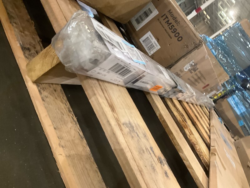 Condition photo showing As Is for Cordless Roller Shades Blackout Blinds for Windows Room Darkening Rolled Up Shades with Spring System, UV Protection Window Shades Door Blinds for Home and Office (77" W x 72" H, Black) 77"W x 72"H Black